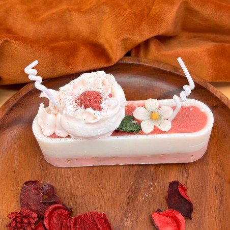 Bougie gourmande buchette - Parfum fruits rouges
