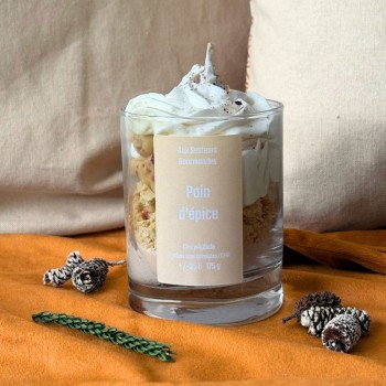 Bougie Chantilly - Parfum Pain d'épice