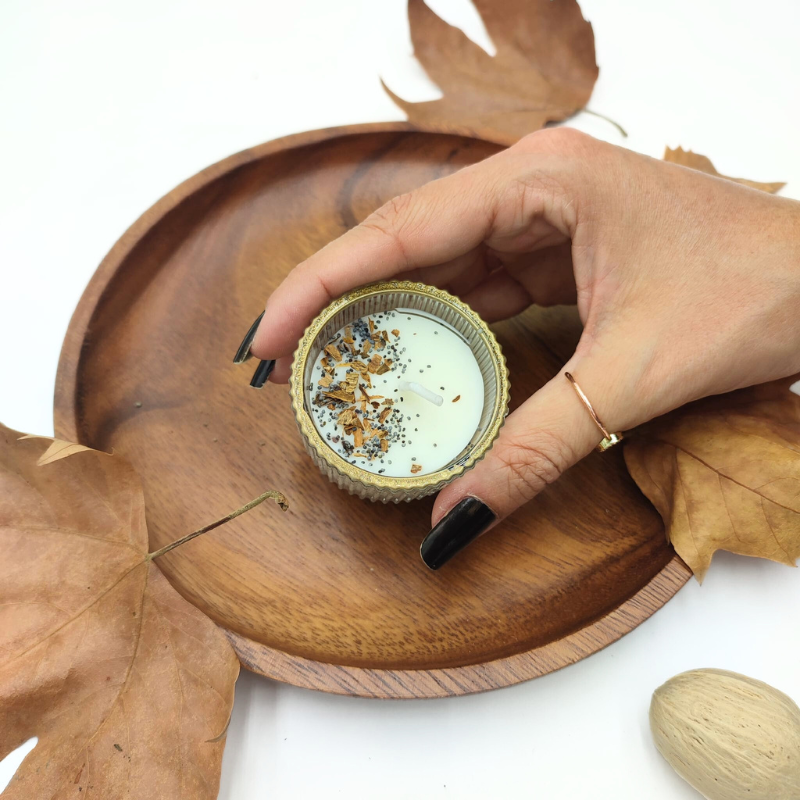 Mini bougie Désir - Parfum Cèdre et Bois de Santal