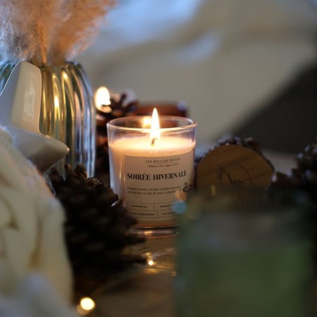 Bougie Classique Soirée Hivernale - Parfum Boisé