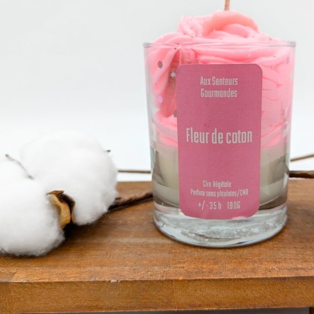 Bougie Chantilly - Parfum Fleur de coton