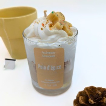 Bougie Chantilly - Parfum Pain d'épice