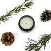 Bougie de Noël - Forêt Enchantée - Parfum Bois de rose