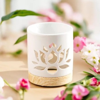 Brûle-parfums céramique - Nénuphar