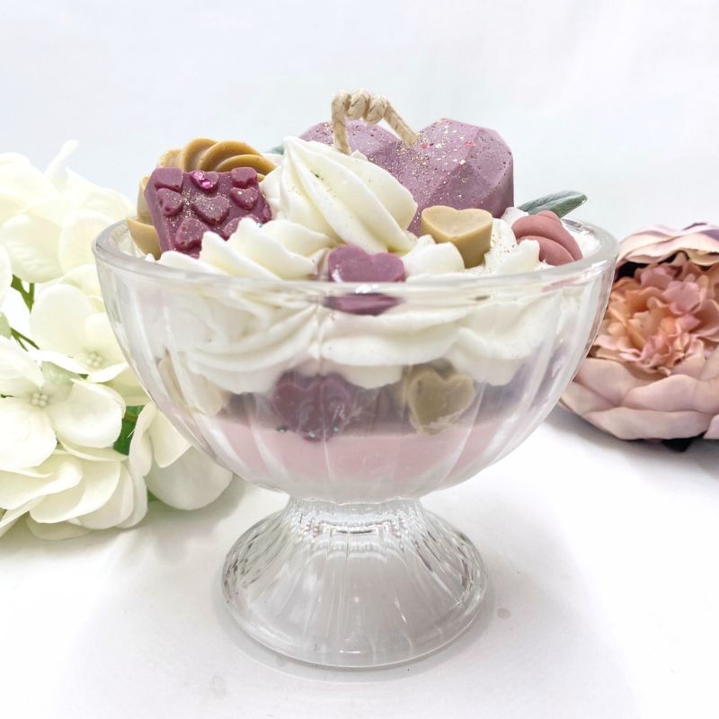 Bougie bijou surprise - Parfum pomme d'amour