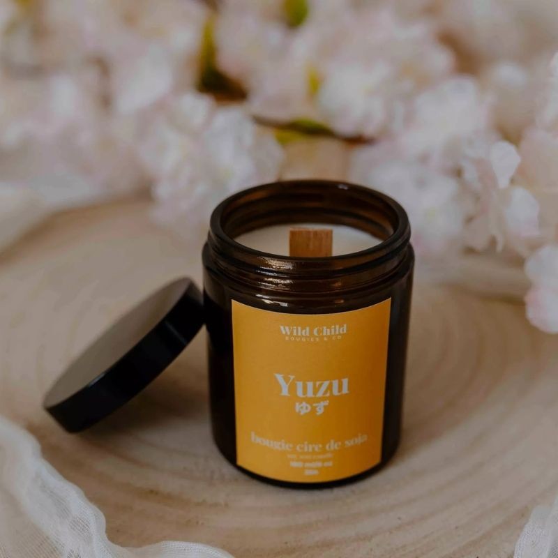 Bougie naturelle - Parfum Yuzu Bougie naturelle - Parfum Yuzu