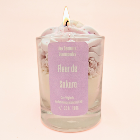 Bougie Chantilly -  Parfum Fleur de Sakura