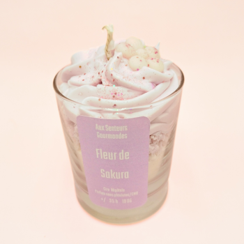 Bougie chantilly -  Parfum fleur de Sakura