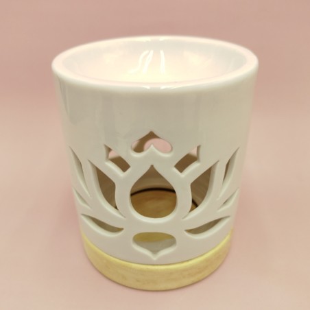 Brûle-parfums céramique - Nénuphar