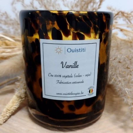 Bougie Classique Léopard - Parfum Vanille