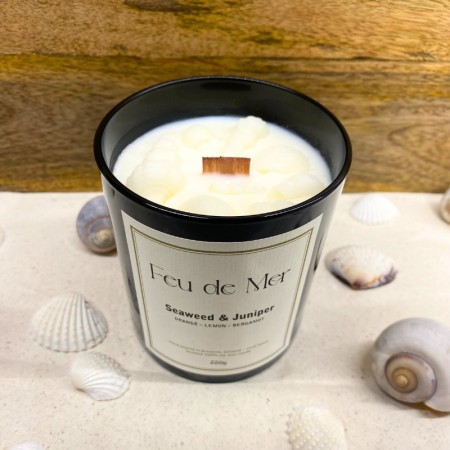 Bougie parfumée - Parfum algues & genévrier