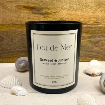 Bougie parfumée - Parfum algues & genévrier