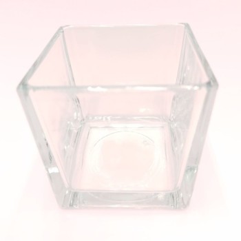 Photophore en verre - Carré