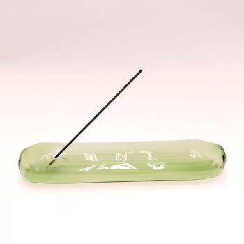 Porte Encens Décoratif Long - Vert
