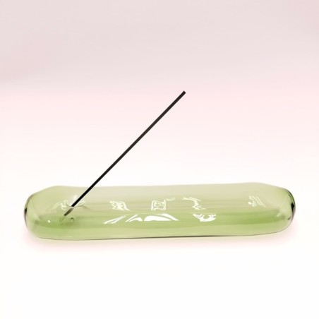 Porte Encens Décoratif Long - Vert