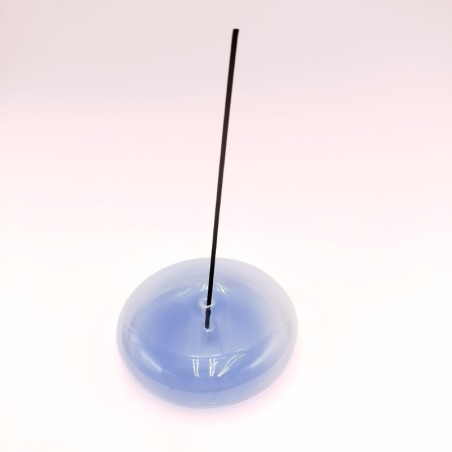 Porte Encens Décoratif Rond - Couleur Bleu