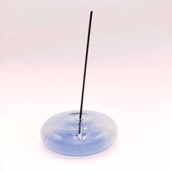 Porte Encens Décoratif Rond - Couleur Bleu