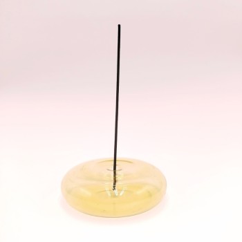 Porte Encens Décoratif Rond - Couleur Jaune