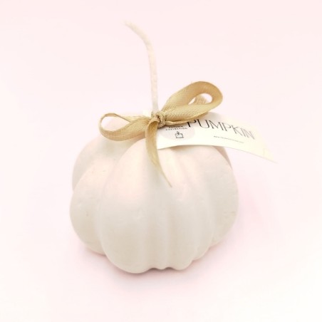 Petite bougie Citrouille - Parfum Cèdre et Bois de Santal