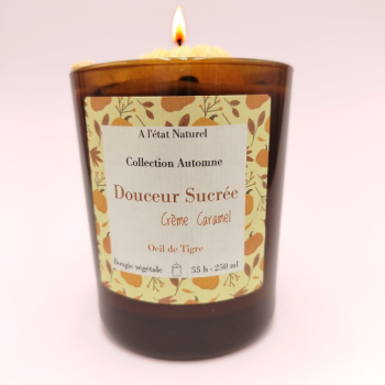 Bougie Douceur Sucrée - Parfum Crème Caramel