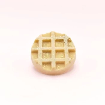 Fondant petite gaufre ronde - Parfum caramel au beurre salé (9g)