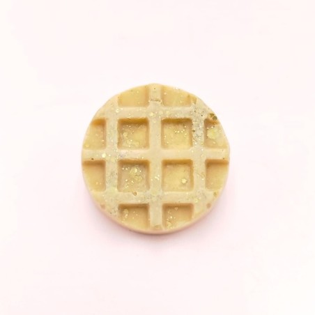 Fondant petite gaufre ronde - La petite bretonne (9g) - Parfum caramel au beurre salé