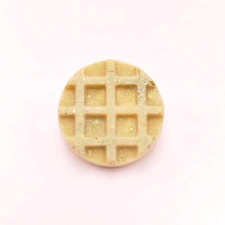 Fondant petite gaufre ronde - La petite bretonne (9g) - Parfum caramel au beurre salé