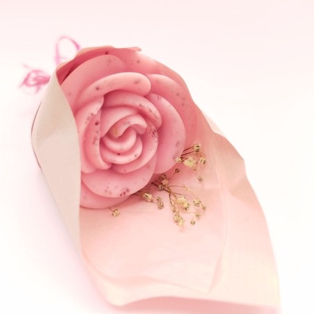 Fondant fleur rose - Parfum framboise litchi