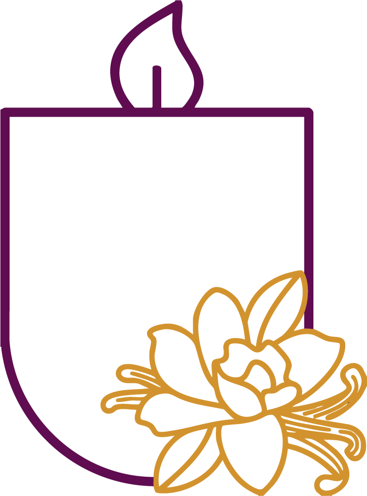  Bougies à la Vanille 