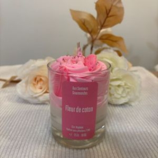 Bougie chantilly fleur de coton